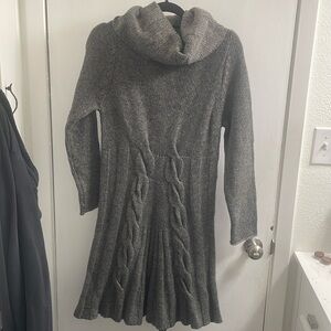 Max studio gray sweater dress, new with tags size large